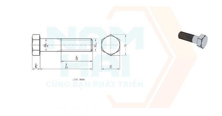 BS 3692 - 2014 - Bu lông lục giác
