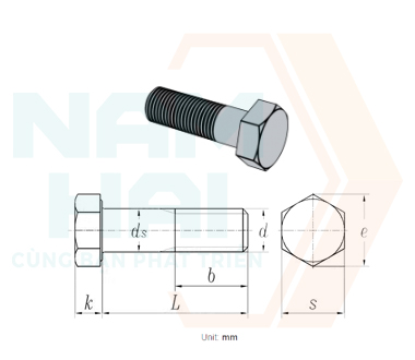 BS 3692 - 2014 - Bu lông lục giác
