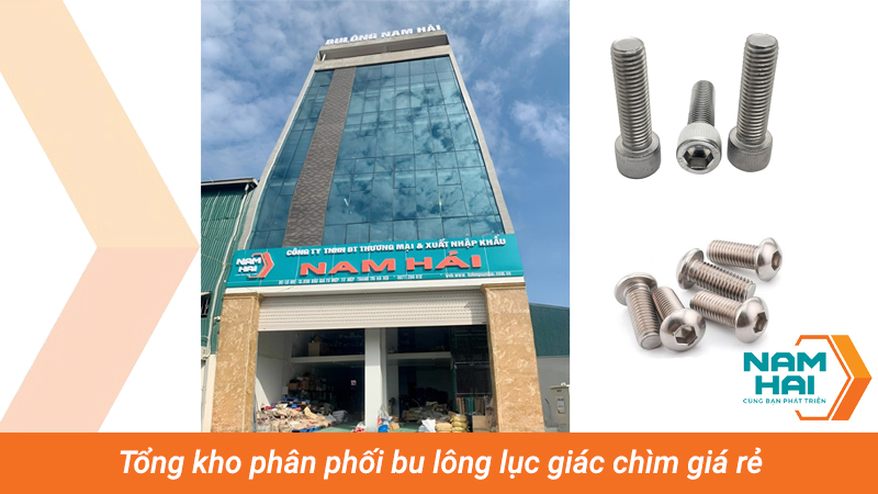 Tổng kho phân phối bu lông lục giác chìm giá rẻ