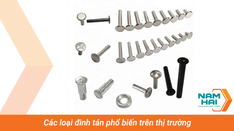Các loại đinh tán phổ biến trên thị trường