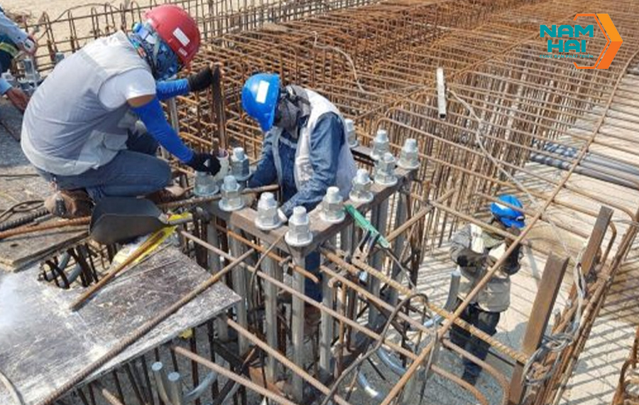 quy trình lắp đặt bu lông neo